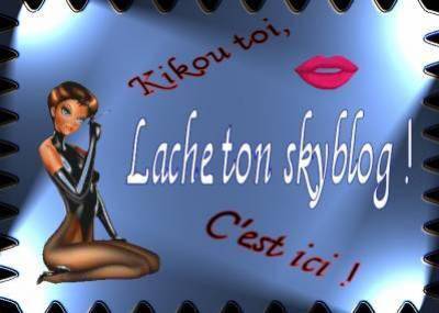 Lache ton skyblog